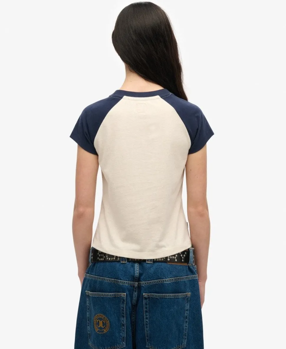 Organic Cotton Essential Logo Raglan T-Shirt