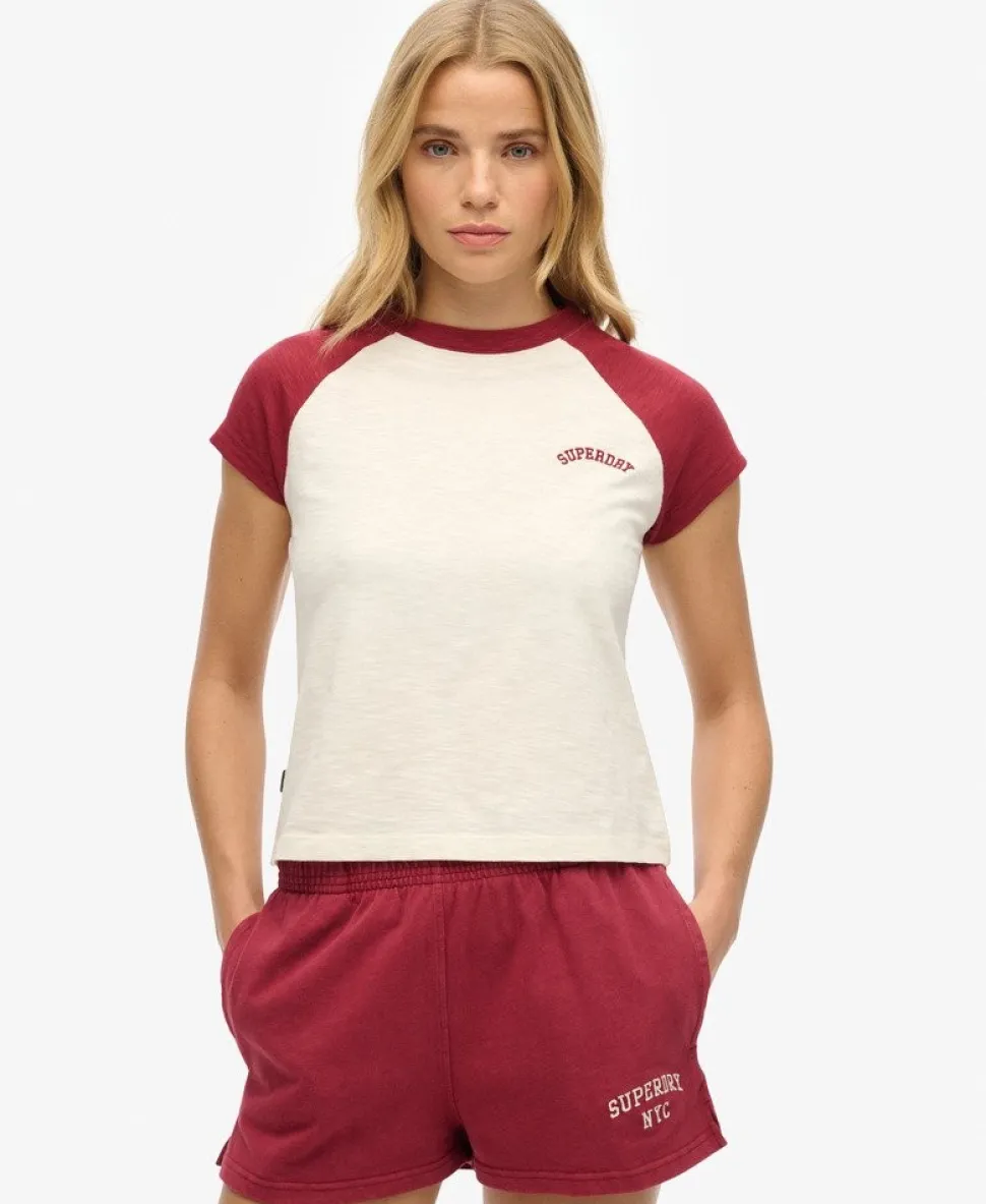 Organic Cotton Essential Logo Raglan T-Shirt