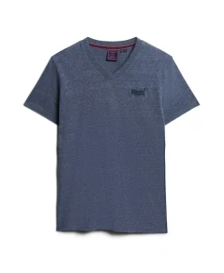 Organic Cotton Essential Logo V Neck T-Shirt