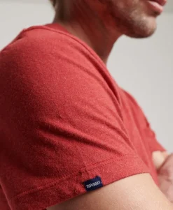 Organic Cotton Essential Logo V Neck T-Shirt