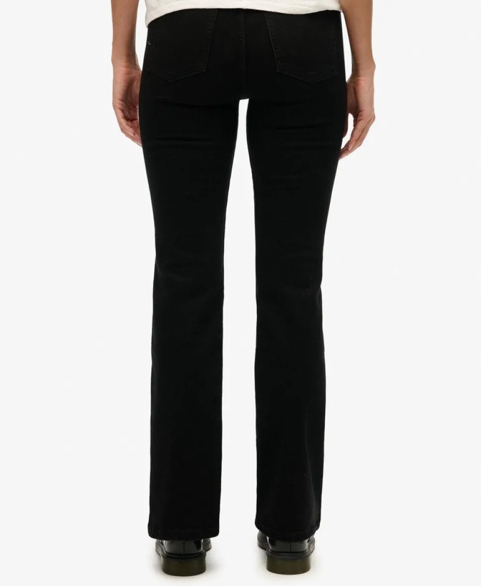 Organic Cotton High Rise Flare Jeans