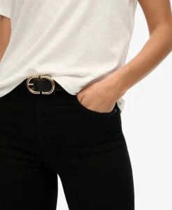 Organic Cotton High Rise Flare Jeans