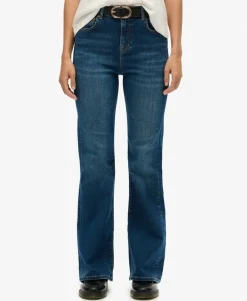 Organic Cotton High Rise Flare Jeans