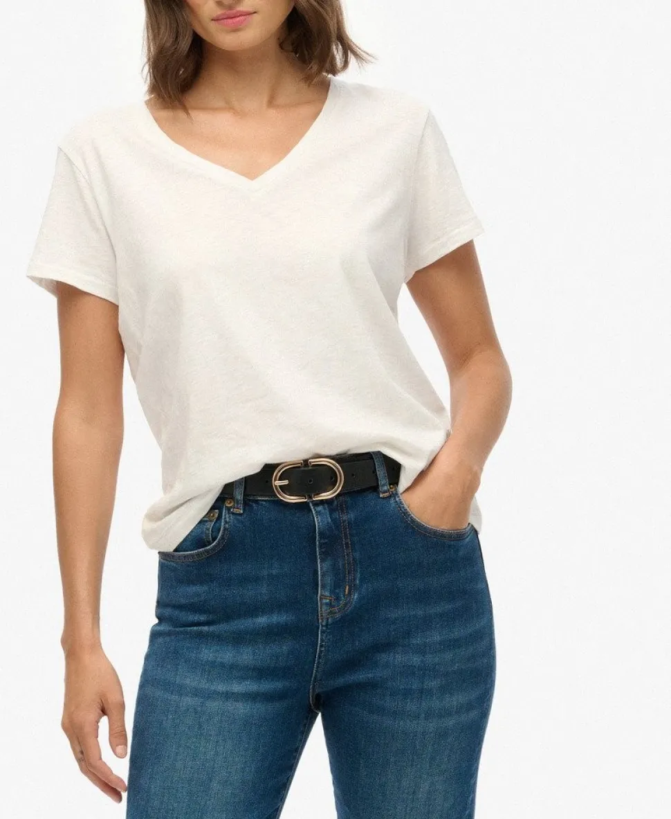 Organic Cotton High Rise Flare Jeans