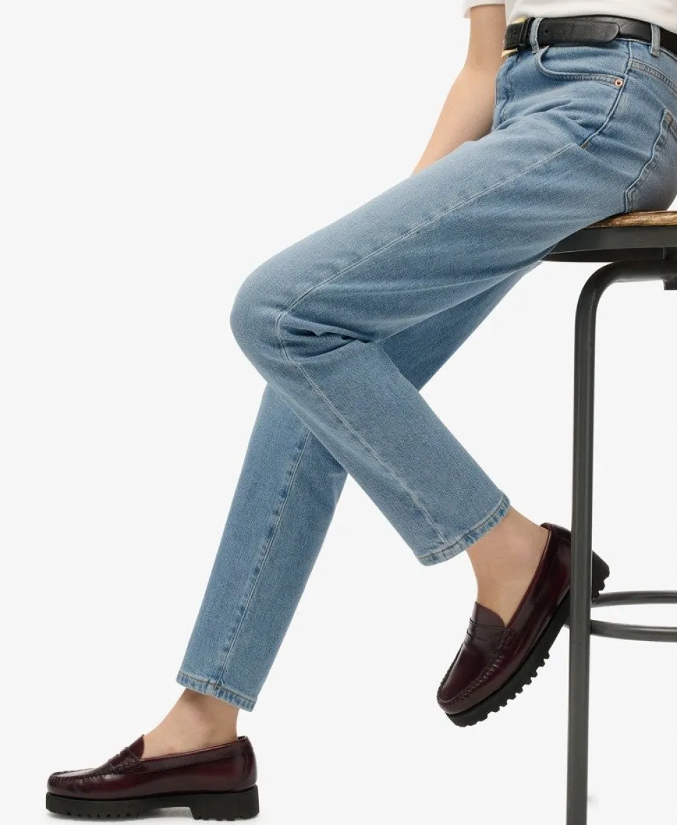 Organic Cotton High Rise Mom Jeans