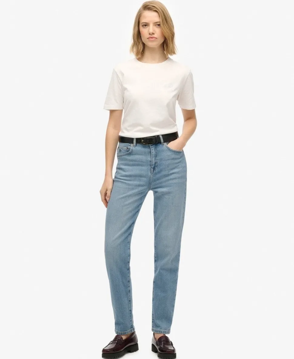 Organic Cotton High Rise Mom Jeans