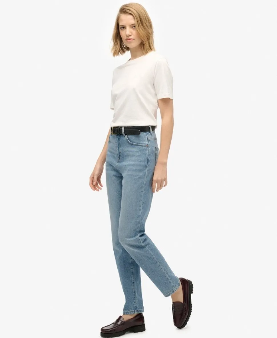 Organic Cotton High Rise Mom Jeans