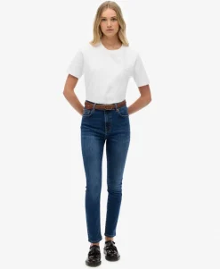 Organic Cotton High Rise Skinny Jeans