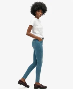 Organic Cotton High Rise Skinny Denim Jeans