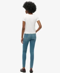 Organic Cotton High Rise Skinny Denim Jeans