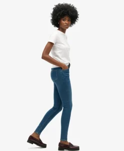 Organic Cotton High Rise Skinny Denim Jeans