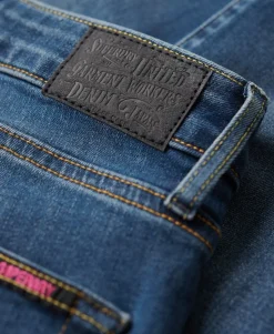 Organic Cotton High Rise Skinny Denim Jeans