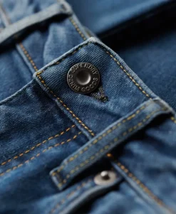 Organic Cotton High Rise Skinny Denim Jeans