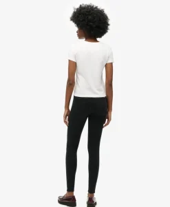 Organic Cotton High Rise Skinny Denim Jeans