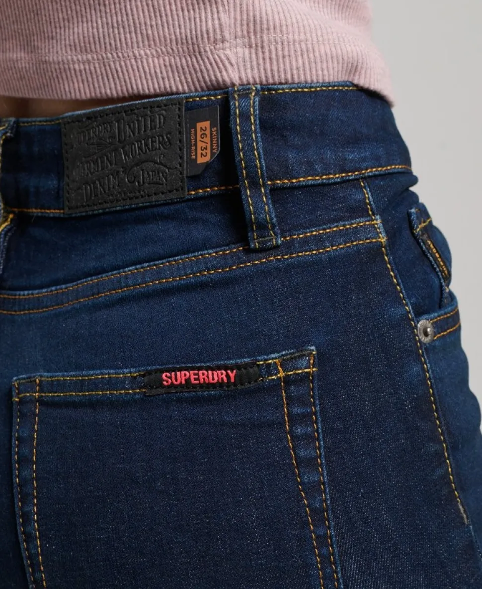 Organic Cotton High Rise Skinny Denim Jeans