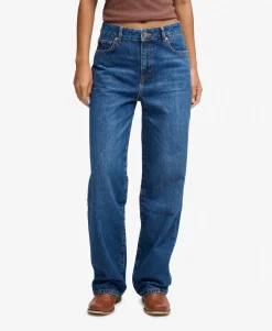 Organic Cotton High Rise Wide Leg Jeans