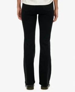 Organic Cotton Mid Rise Flare Jeans