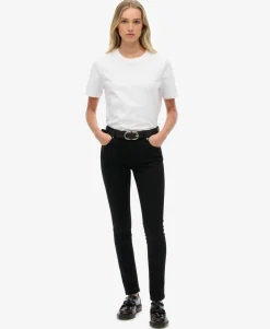 Organic Cotton Mid Rise Skinny Jeans