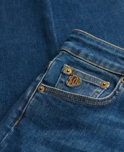 Organic Cotton Mid Rise Skinny Jeans