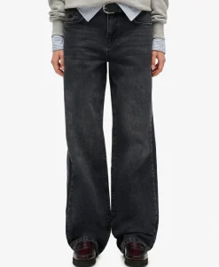 Organic Cotton Mid Rise Wide Leg Jeans