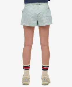 Organic Cotton Stripe Elasticated Shorts