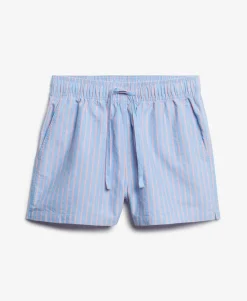 Organic Cotton Stripe Elasticated Shorts