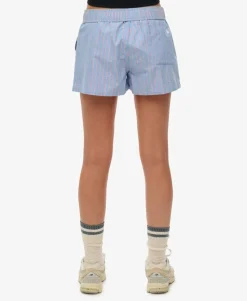 Organic Cotton Stripe Elasticated Shorts