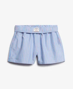 Organic Cotton Stripe Elasticated Shorts