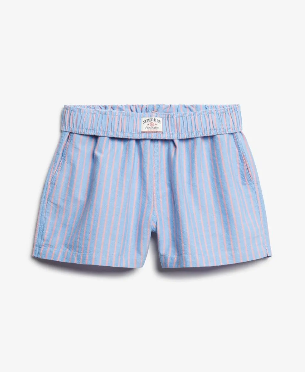 Organic Cotton Stripe Elasticated Shorts
