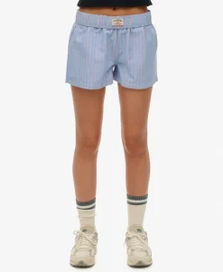 Organic Cotton Stripe Elasticated Shorts