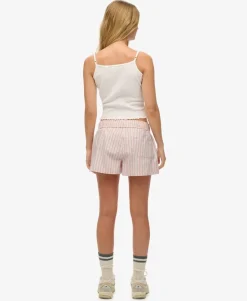 Organic Cotton Stripe Elasticated Shorts