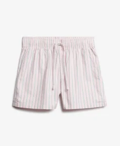 Organic Cotton Stripe Elasticated Shorts