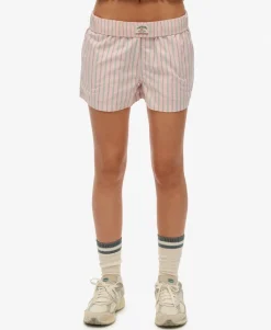 Organic Cotton Stripe Elasticated Shorts