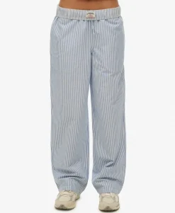 Organic Cotton Stripe Elasticated Trousers