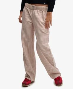 Organic Cotton Stripe Elasticated Trousers