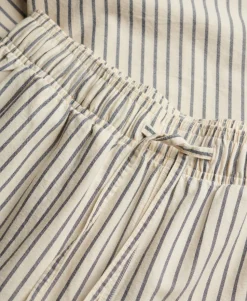Organic Cotton Stripe Elasticated Trousers