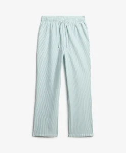 Organic Cotton Stripe Elasticated Trousers