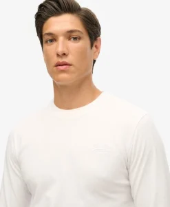 Organic Cotton Vintage Logo Embroidered Top
