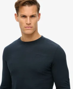 Organic Cotton Vintage Logo Embroidered Top