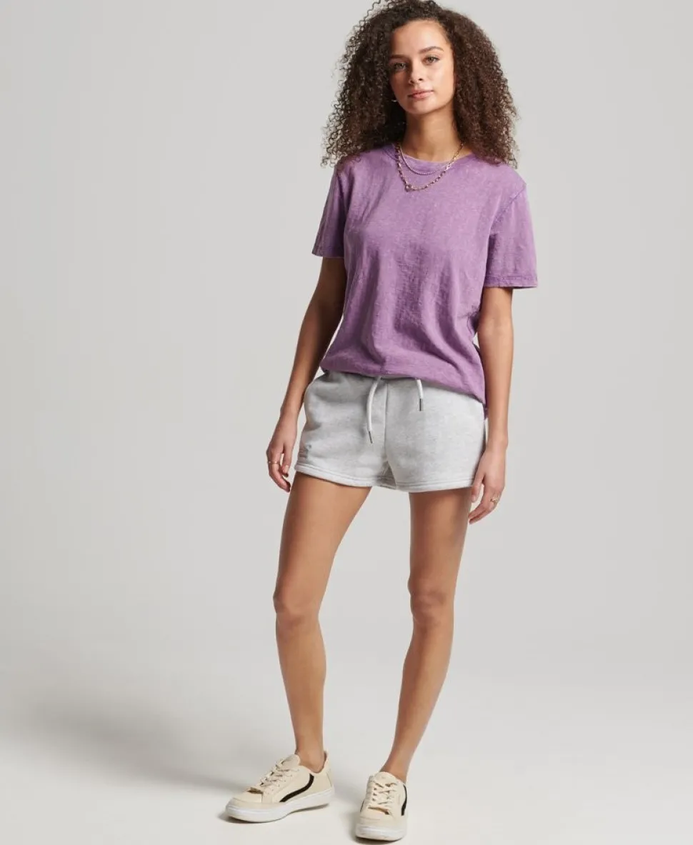 Organic Cotton Vintage Logo Jersey Shorts