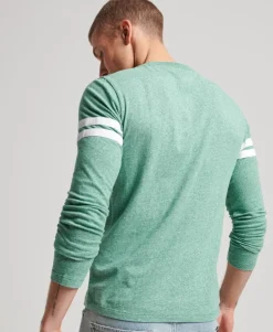 Organic Cotton Vintage Logo Quarterback Top
