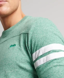 Organic Cotton Vintage Logo Quarterback Top