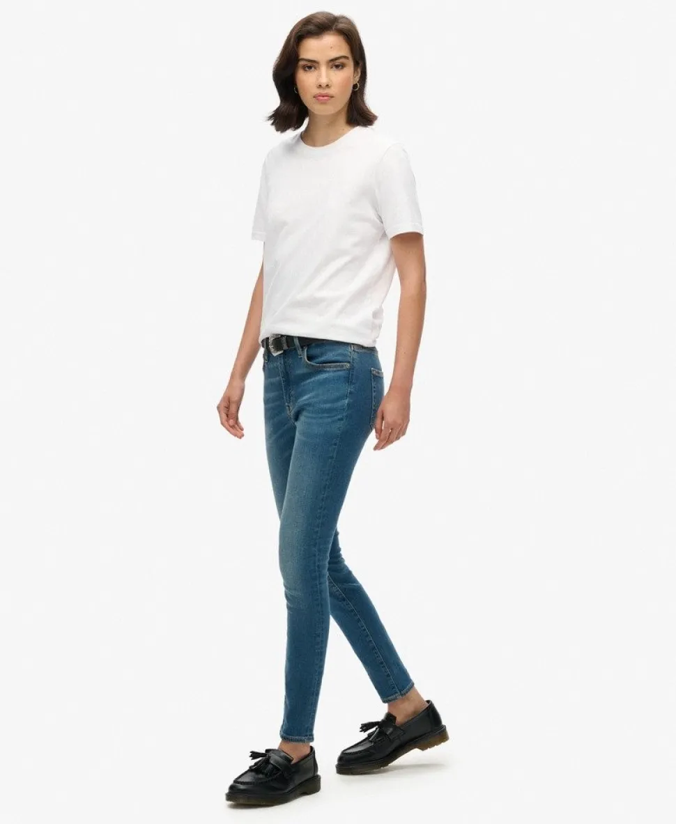 Organic Cotton Vintage Mid Rise Skinny Jeans