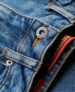 Organic Cotton Vintage Slim Straight Jeans