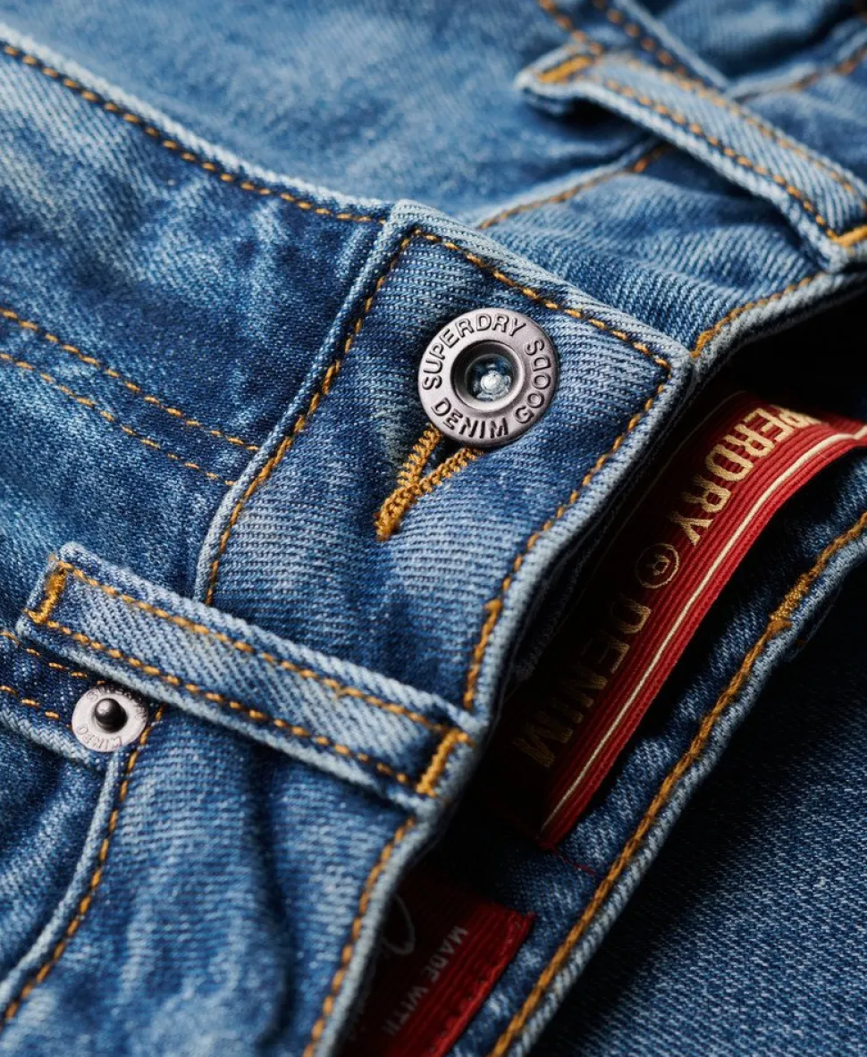 Organic Cotton Vintage Slim Straight Jeans