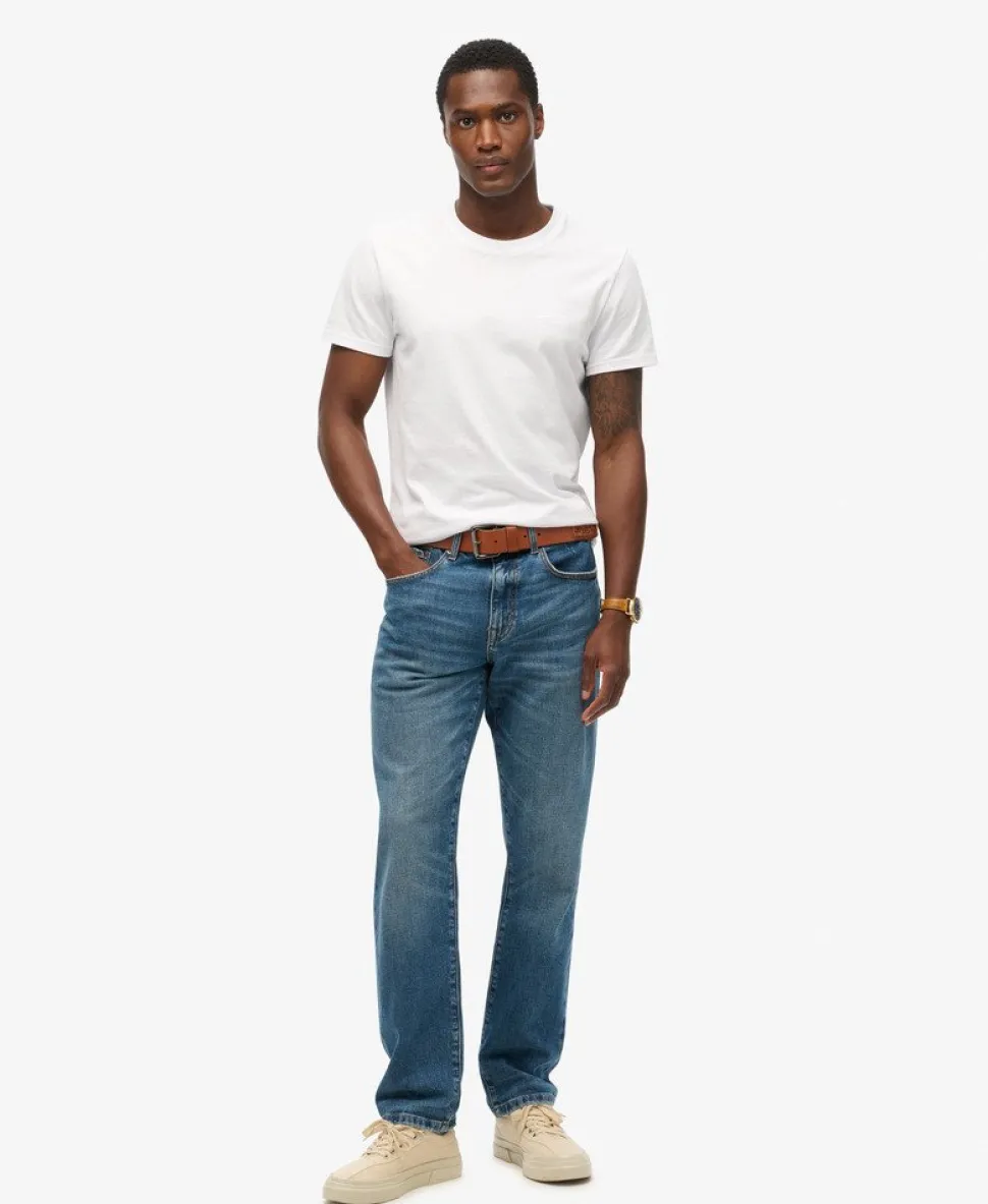 Organic Cotton Vintage Slim Straight Jeans