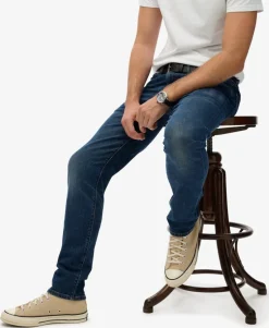 Organic Cotton Vintage Slim Straight Jeans