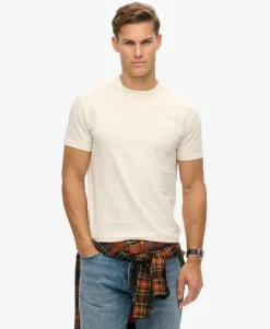 Organic Cotton Vintage Texture T-Shirt