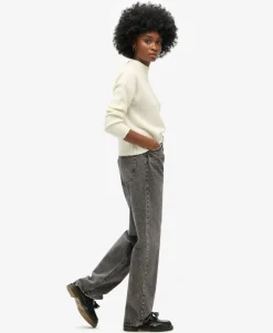 Organic Cotton Wide Leg Jeans