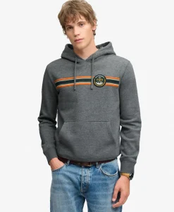 Outdoors Stripe Logo Hoodie